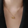 Pendentif Rétro Nœud d'Arc