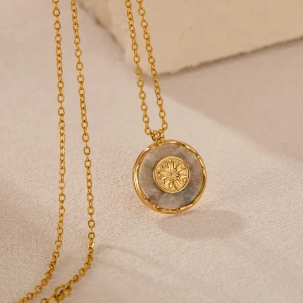 Bijoux-En-Gros-La-Fran-aise-Style-Simple-G-om-trique-Acier-Inoxydable-304-Pendentif (1) Pendentif Géométrique